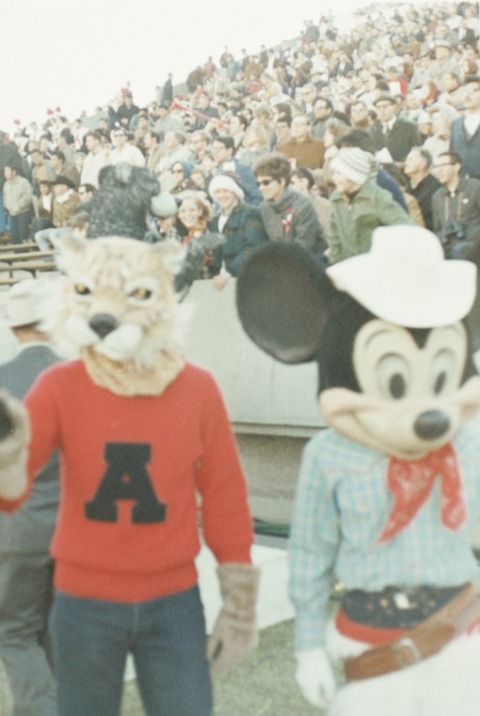 Wilbur and Wilma Wildcat through the years